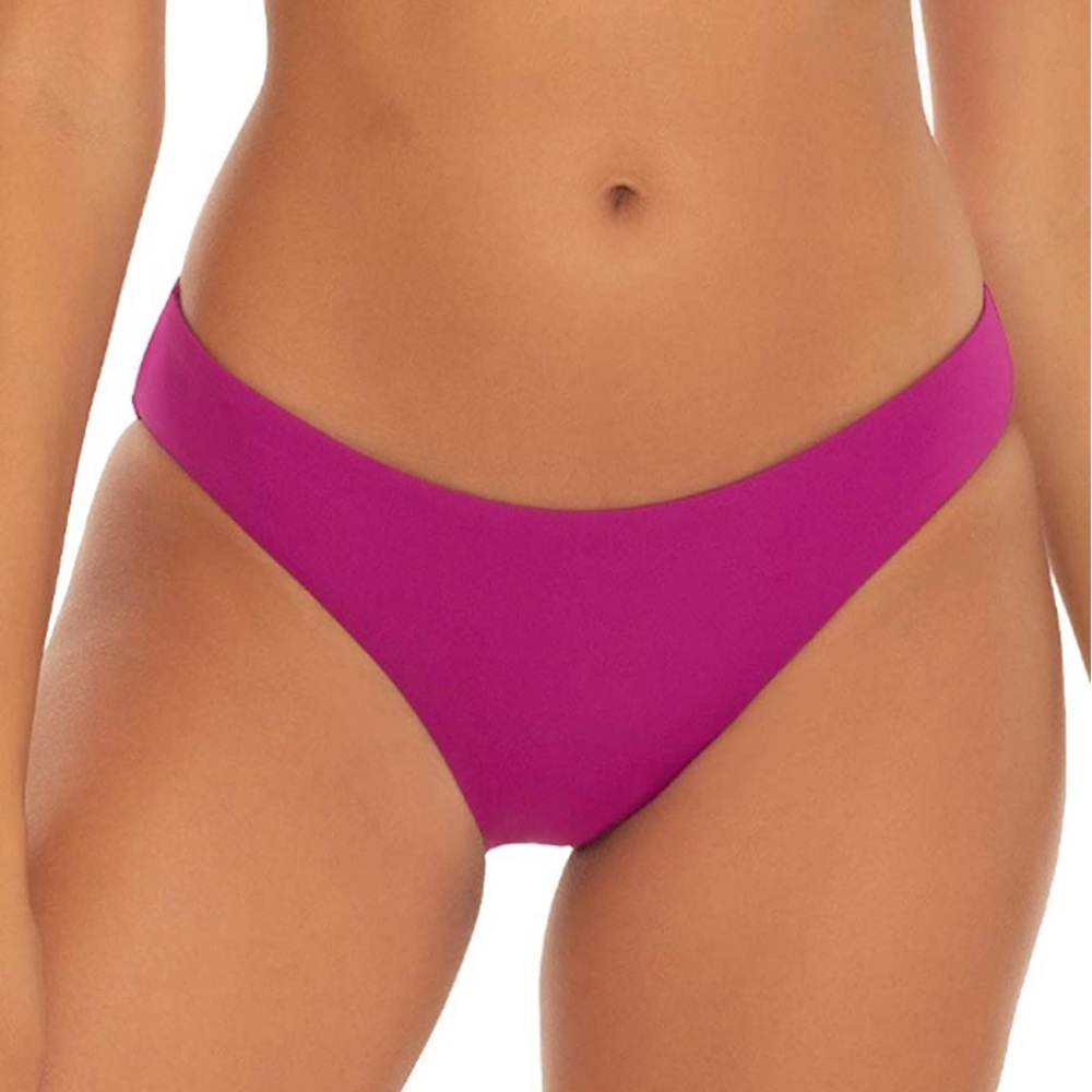 108. Women’s Becca Color Code Hipster Bikini Bottoms Fuschia Berry NWOT